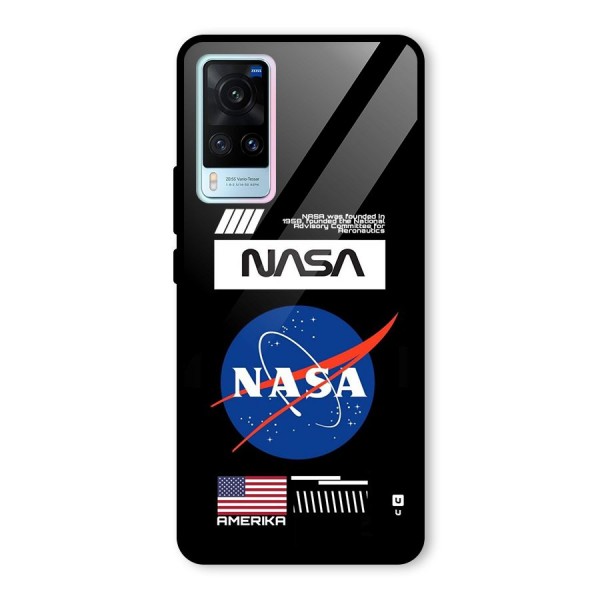 Nasa Zone Glass Back Case for Vivo X60