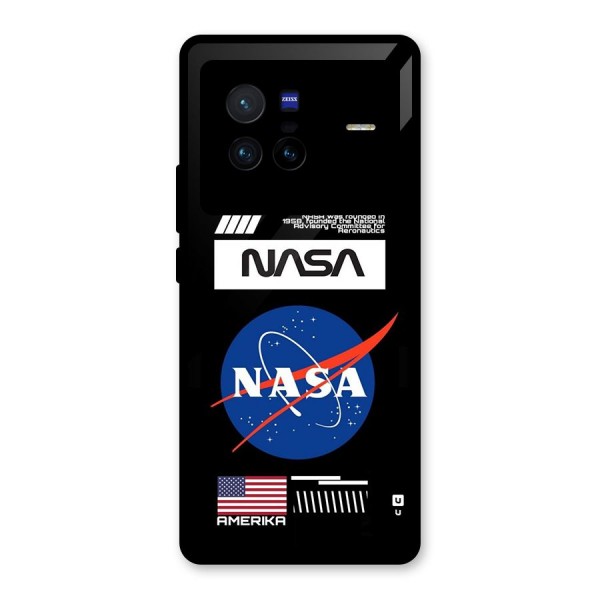 Nasa Zone Glass Back Case for Vivo X80