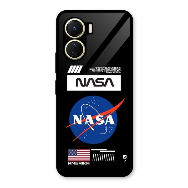 Nasa Zone Glass Back Case for Vivo Y16