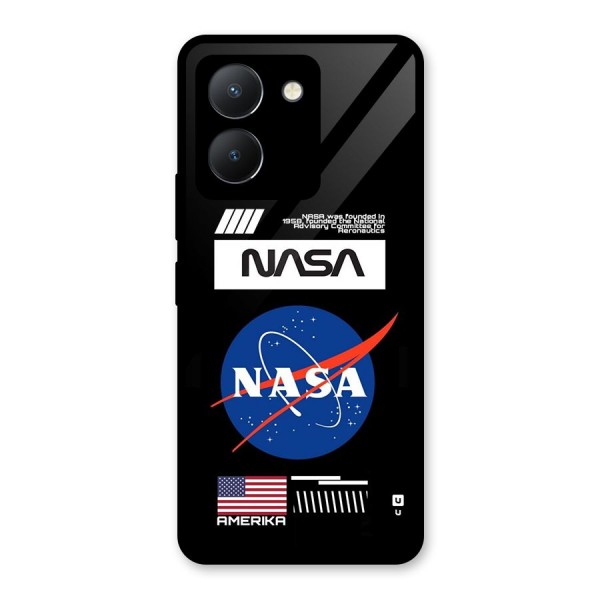 Nasa Zone Glass Back Case for Vivo Y36