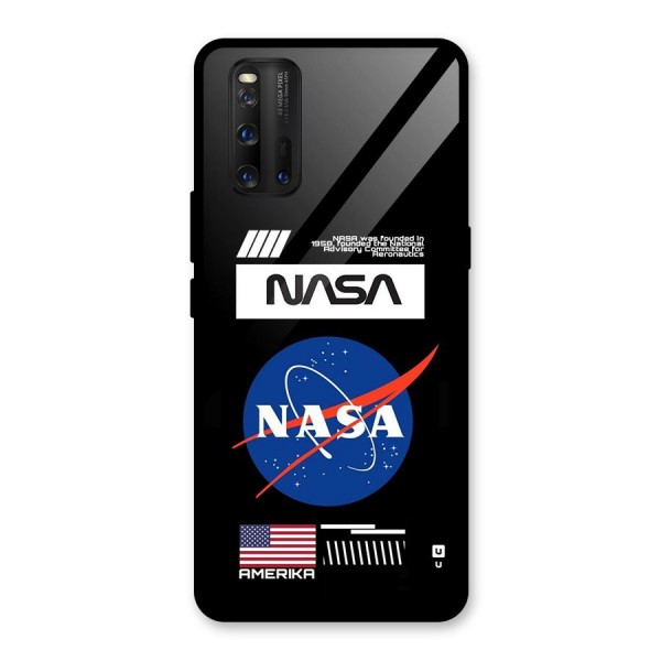 Nasa Zone Glass Back Case for Vivo iQOO 3