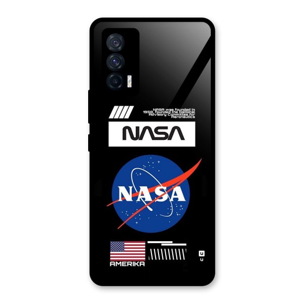 Nasa Zone Glass Back Case for Vivo iQOO 7 5G