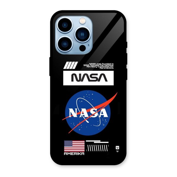 Nasa Zone Glass Back Case for iPhone 13 Pro