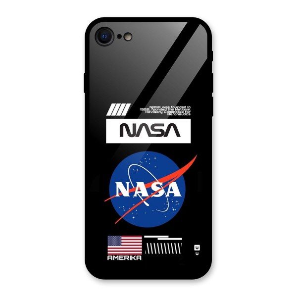 Nasa Zone Glass Back Case for iPhone 7