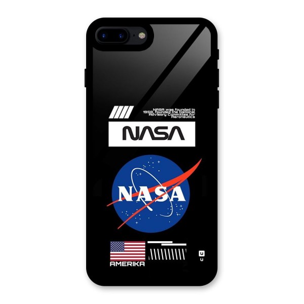 Nasa Zone Glass Back Case for iPhone 7 Plus