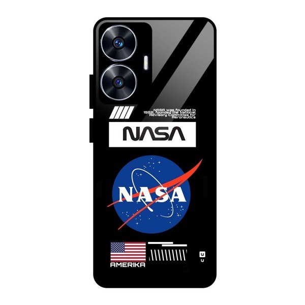 Nasa Zone Glass Back Case for realme C55