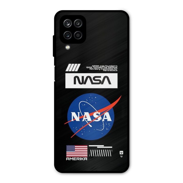 Nasa Zone Metal Back Case for Galaxy A12