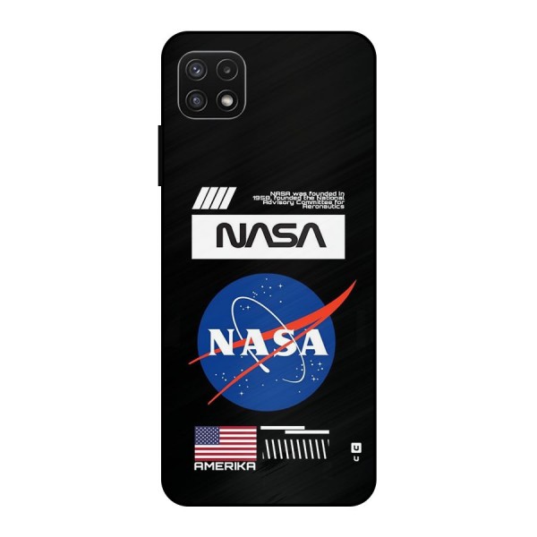 Nasa Zone Metal Back Case for Galaxy A22 5G