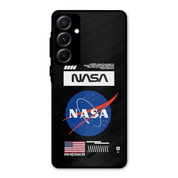 Nasa Zone Metal Back Case for Galaxy A55