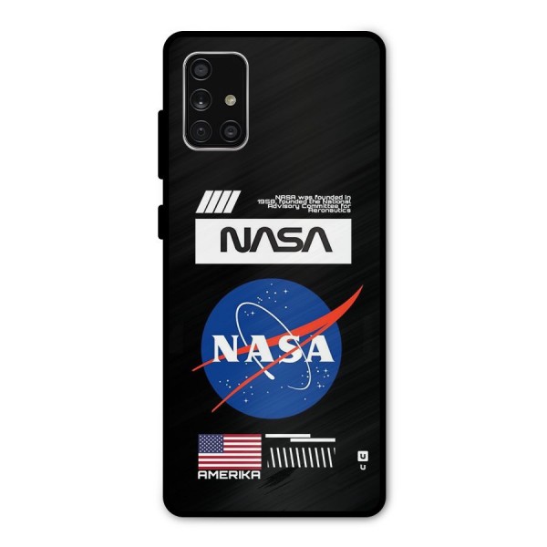 Nasa Zone Metal Back Case for Galaxy A71