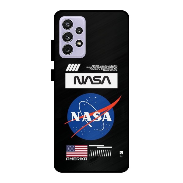 Nasa Zone Metal Back Case for Galaxy A72