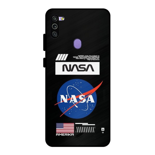 Nasa Zone Metal Back Case for Galaxy M11