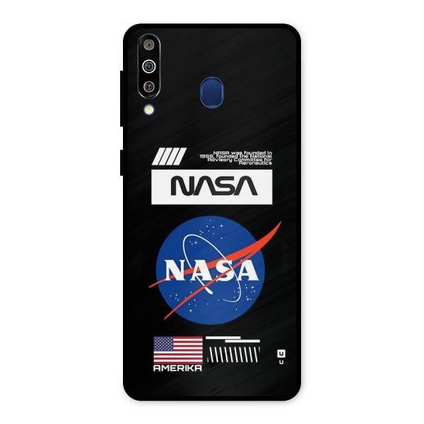 Nasa Zone Metal Back Case for Galaxy M30