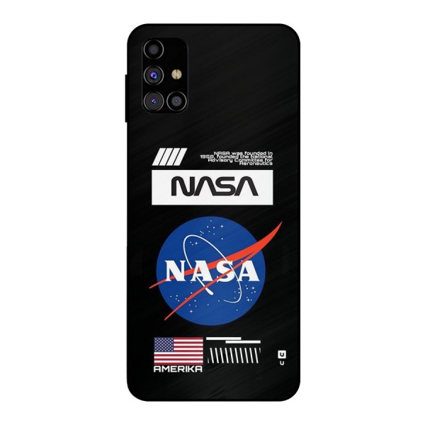 Nasa Zone Metal Back Case for Galaxy M31s