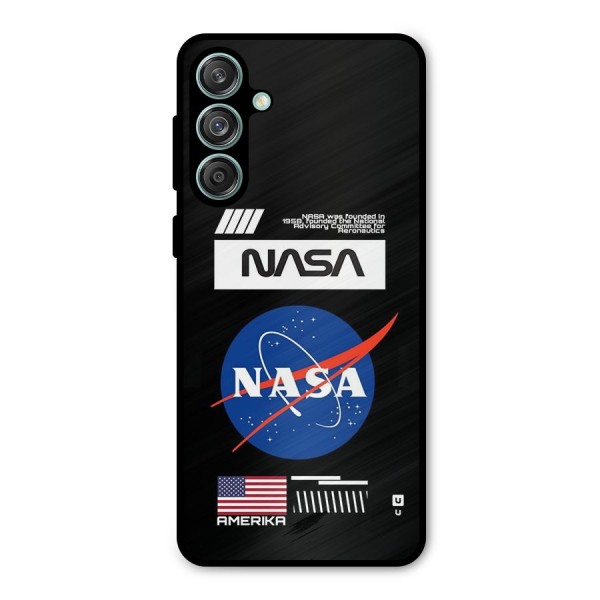 Nasa Zone Metal Back Case for Galaxy M55 5G