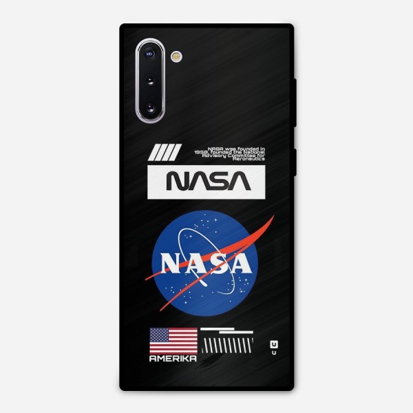 Nasa Zone Metal Back Case for Galaxy Note 10