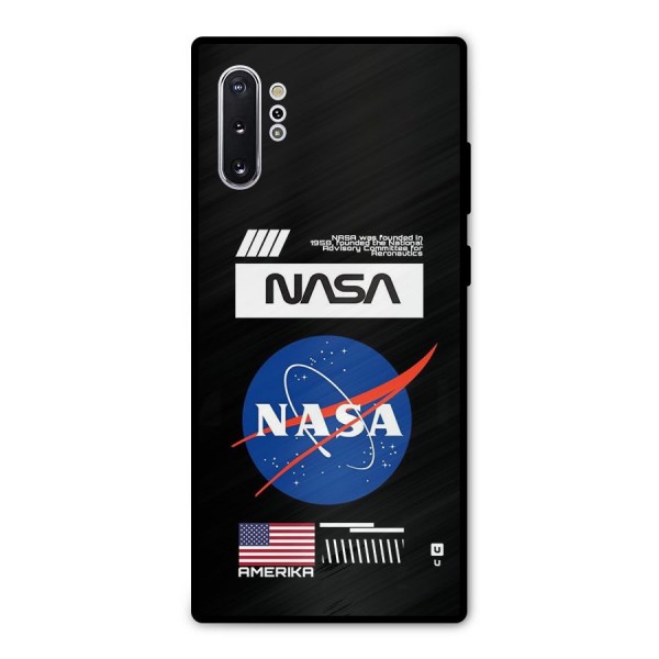 Nasa Zone Metal Back Case for Galaxy Note 10 Plus