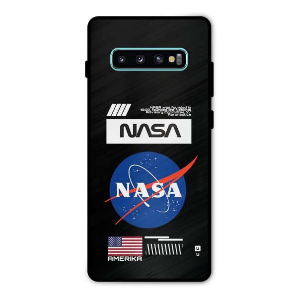 Nasa Zone Metal Back Case for Galaxy S10 Plus