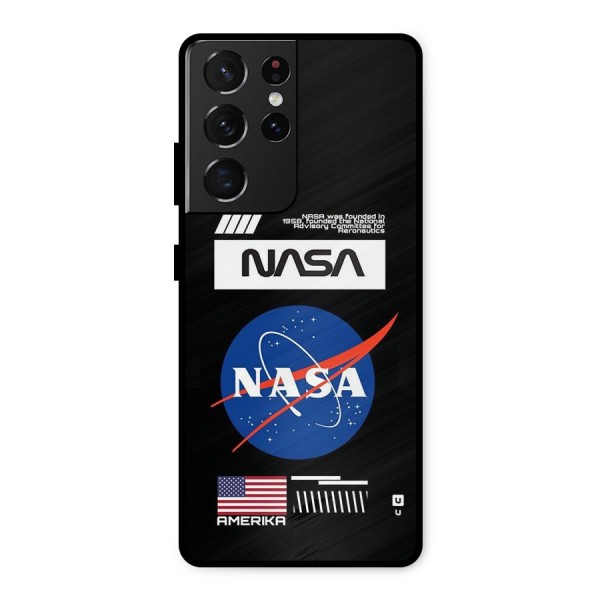 Nasa Zone Metal Back Case for Galaxy S21 Ultra 5G