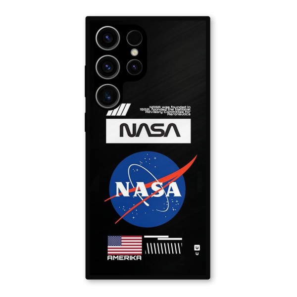 Nasa Zone Metal Back Case for Galaxy S23 Ultra