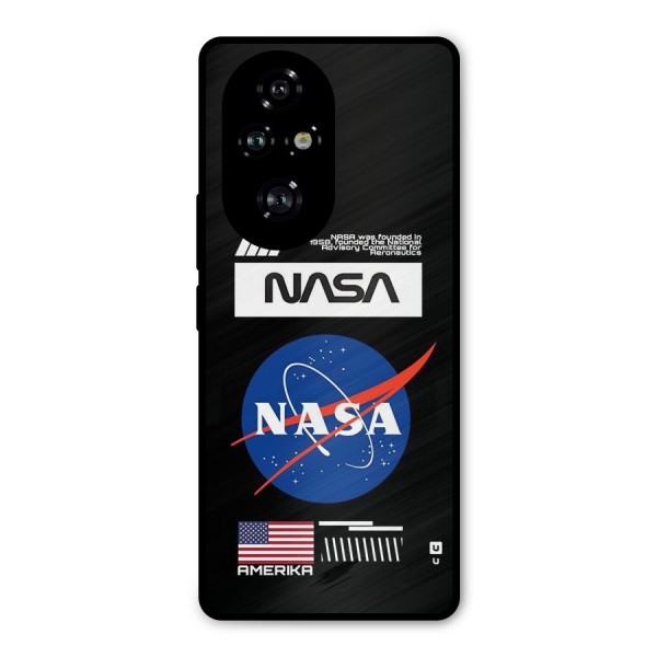 Nasa Zone Metal Back Case for Honor 200 Pro