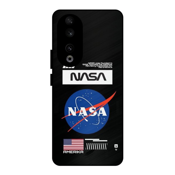 Nasa Zone Metal Back Case for Honor 90