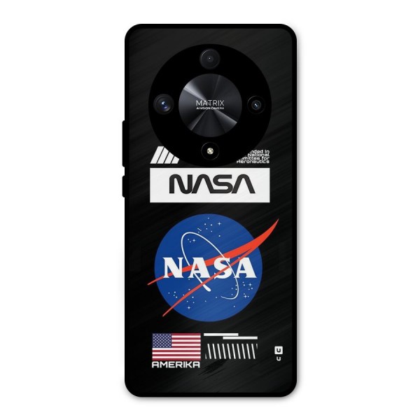 Nasa Zone Metal Back Case for Honor X9b