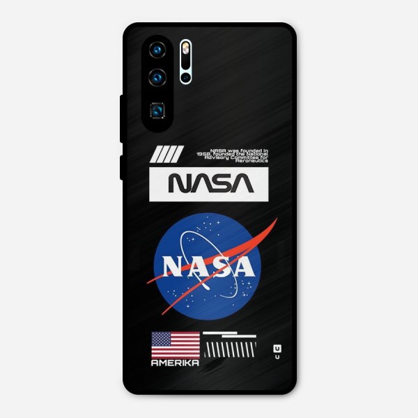 Nasa Zone Metal Back Case for Huawei P30 Pro