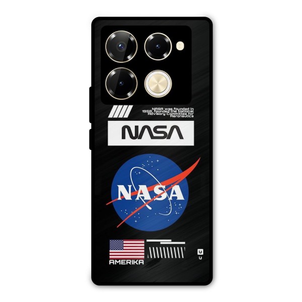 Nasa Zone Metal Back Case for Infinix Note 40 Pro