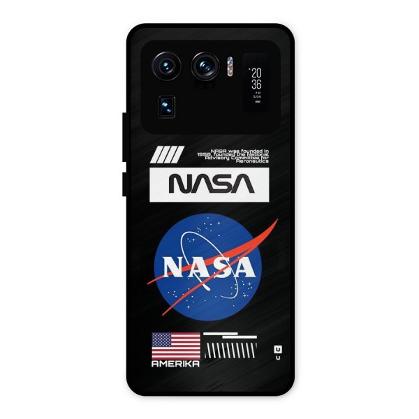 Nasa Zone Metal Back Case for Mi 11 Ultra