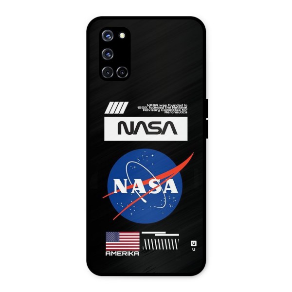 Nasa Zone Metal Back Case for Oppo A52