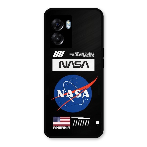 Nasa Zone Metal Back Case for Oppo K10 (5G)