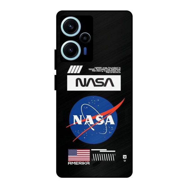 Nasa Zone Metal Back Case for Poco F5