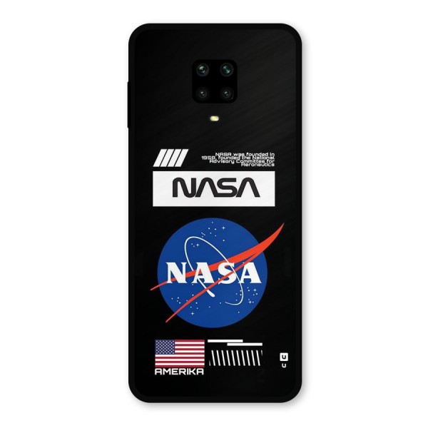 Nasa Zone Metal Back Case for Poco M2