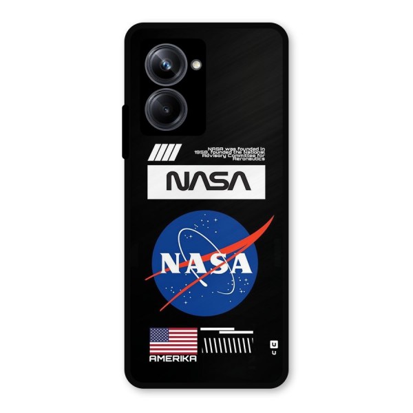 Nasa Zone Metal Back Case for Realme 10 Pro