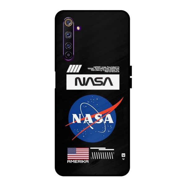 Nasa Zone Metal Back Case for Realme 6 Pro