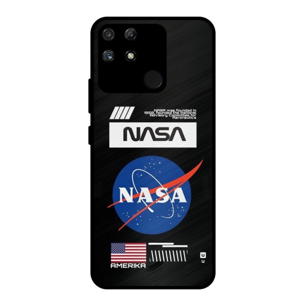 Nasa Zone Metal Back Case for Realme Narzo 50A