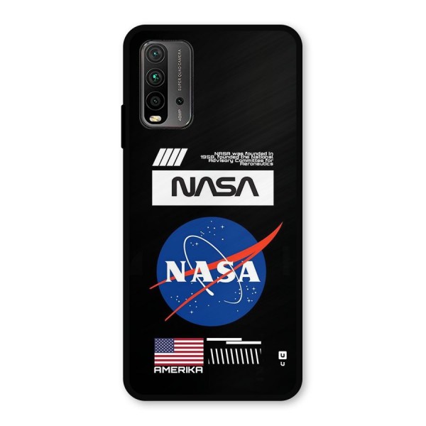 Nasa Zone Metal Back Case for Redmi 9 Power