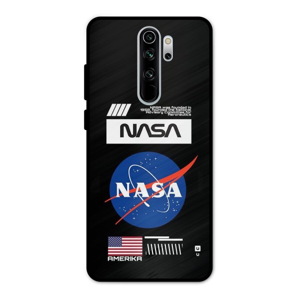 Nasa Zone Metal Back Case for Redmi Note 8 Pro