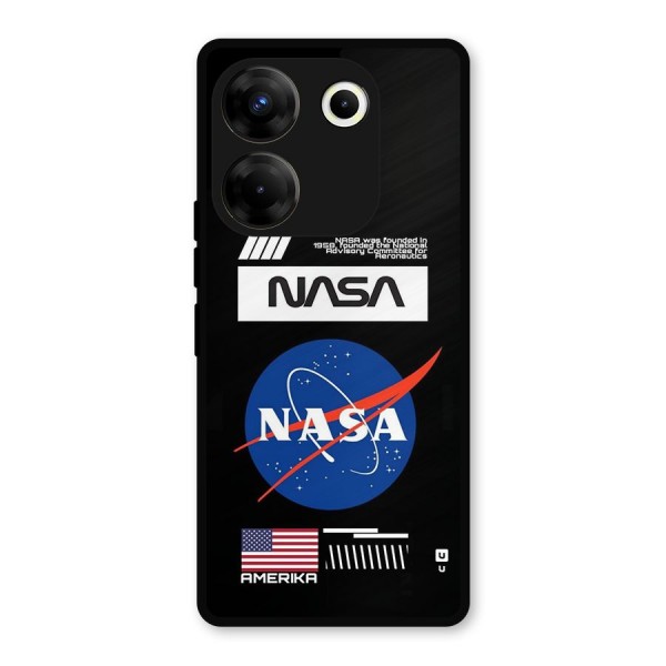 Nasa Zone Metal Back Case for Tecno Camon 20