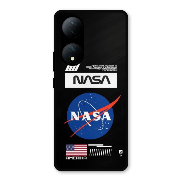 Nasa Zone Metal Back Case for Vivo T2