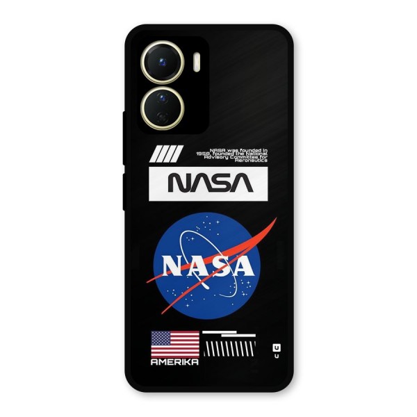 Nasa Zone Metal Back Case for Vivo T2x