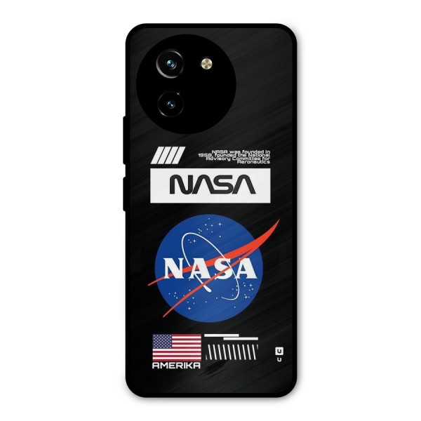 Nasa Zone Metal Back Case for Vivo T3x