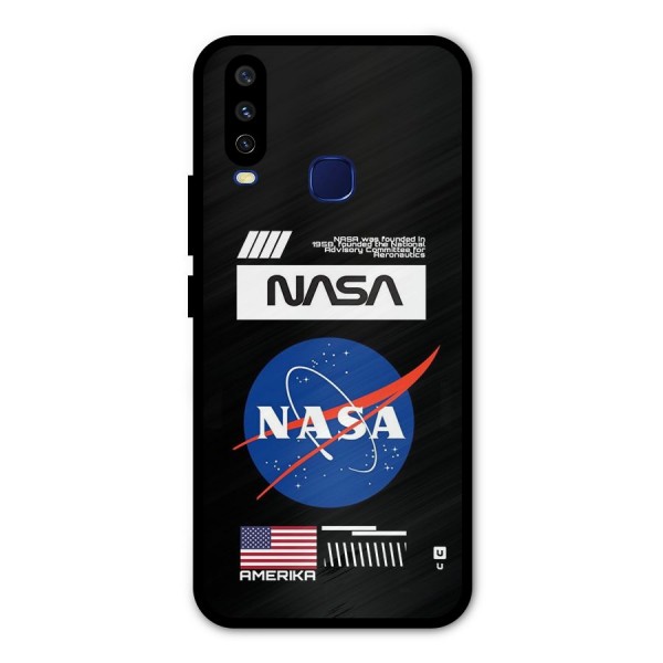 Nasa Zone Metal Back Case for Vivo U10