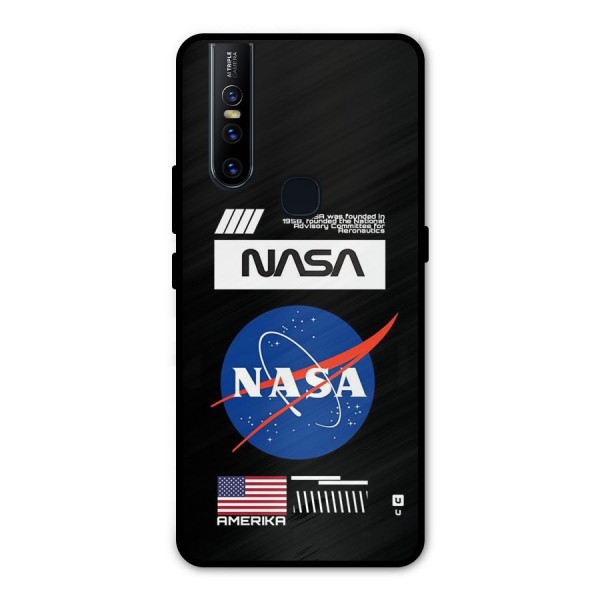 Nasa Zone Metal Back Case for Vivo V15