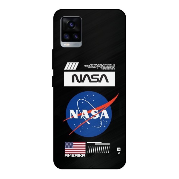 Nasa Zone Metal Back Case for Vivo V20 2021