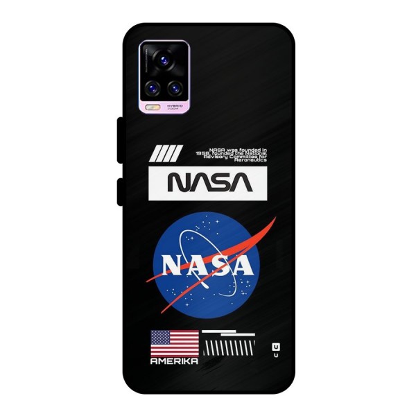 Nasa Zone Metal Back Case for Vivo V20 Pro