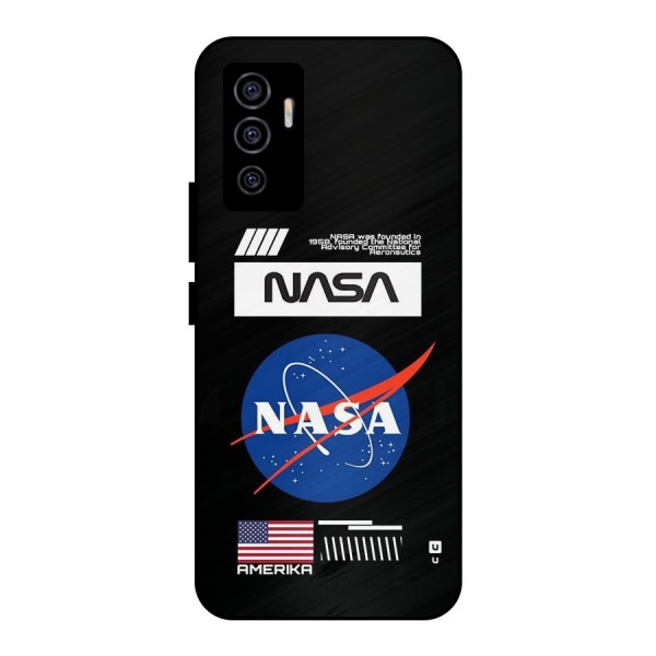 Nasa Zone Metal Back Case for Vivo V23e