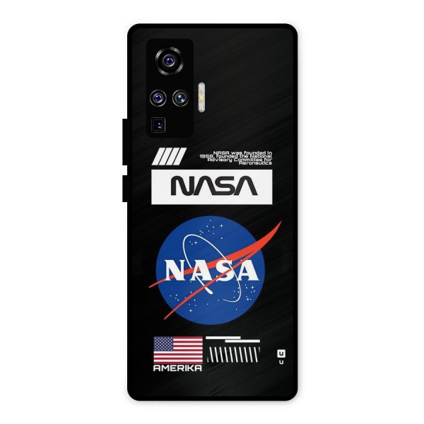 Nasa Zone Metal Back Case for Vivo X50 Pro