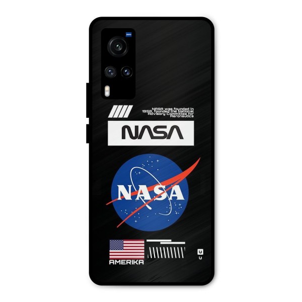 Nasa Zone Metal Back Case for Vivo X60